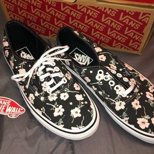 Authentic Floral Vans
